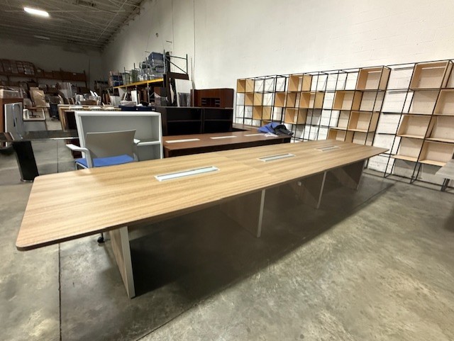 15' Walnut Conference Table