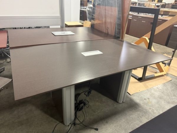 6' Walnut Conference Table with Power/Data