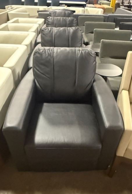 Black Leather Club Chairs