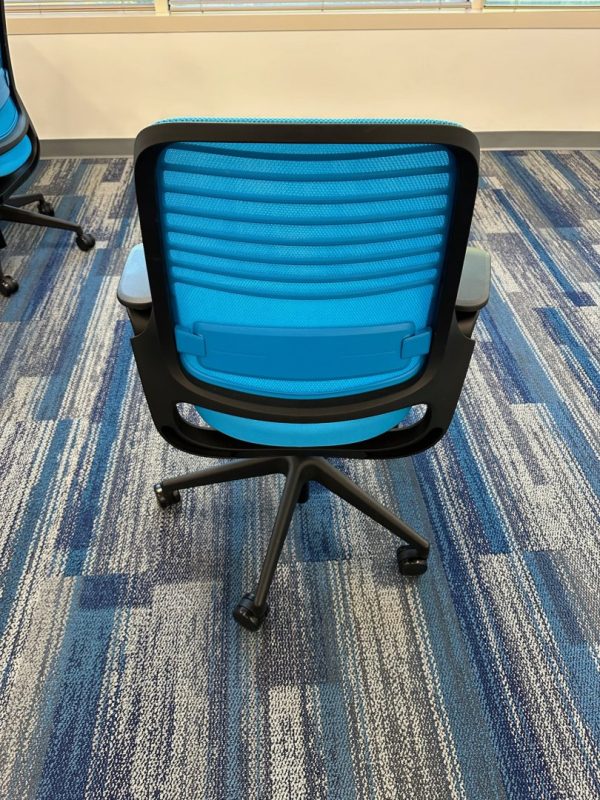 Steelcase One Chairs in Blue - Image 2