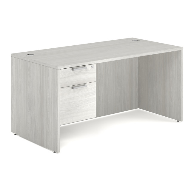 Stock PL Series Straight Desk – Arcadia White