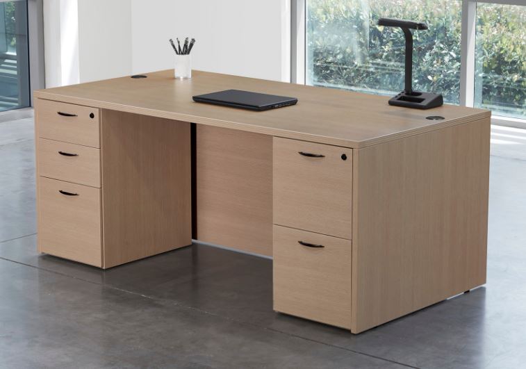 Napa Double Pedestal Desk - Image 2