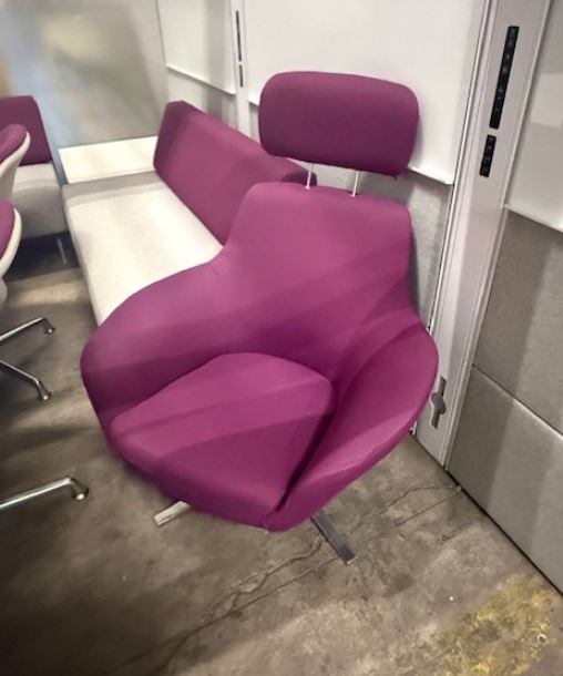 Coalesse Bob Chair in Magenta