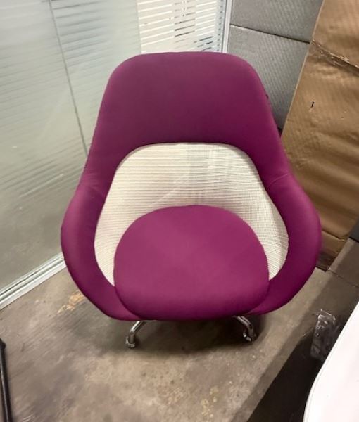 Coalesse Magenta Lounge Chairs
