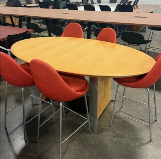 Maple Oval Conference Table