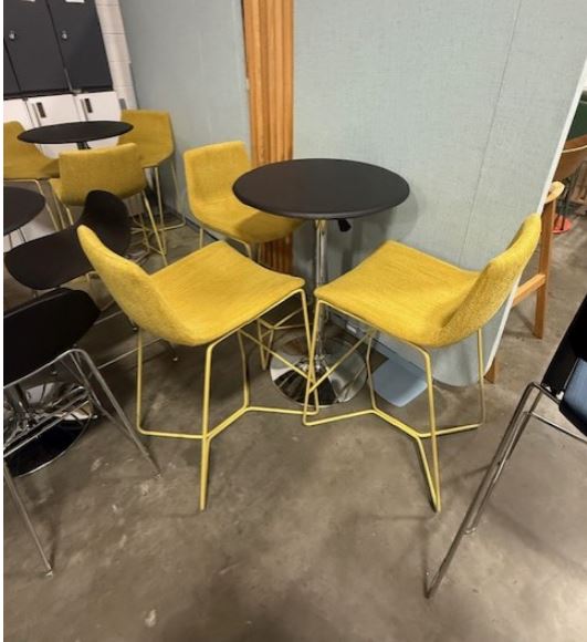 Mustard Yellow Counter Stools
