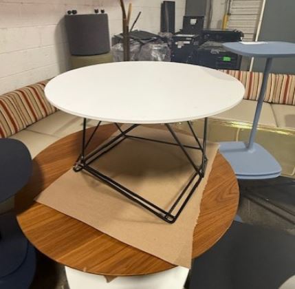 White Round Coffee Table