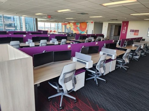 Steelcase 60" W x 28" D Benching Stations