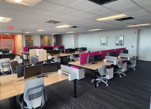 Steelcase 60" W x 28" D Benching Stations - Image 2