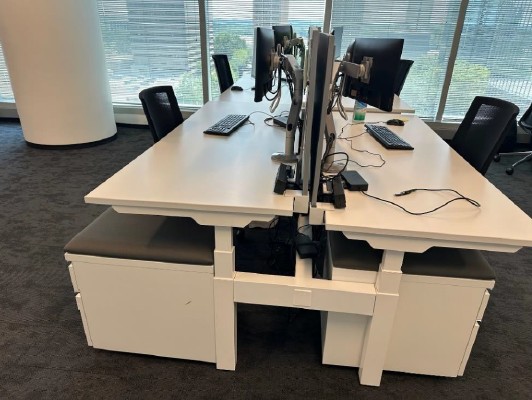 AMQ 72" W x 29" D Benching Stations - Image 2