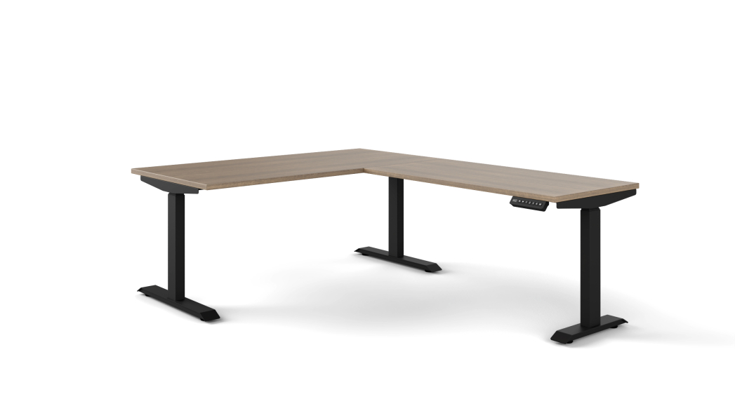 Elevare Height Adjustable L-Desk - Image 3