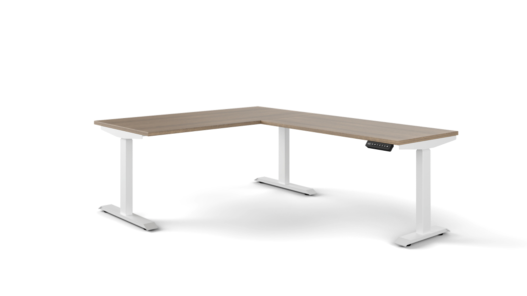 Elevare Height Adjustable L-Desk - Image 2