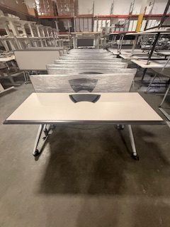 Flip Top Training Tables with Power